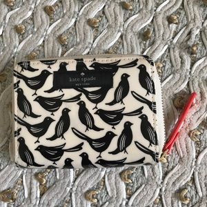 Kate Spade Small Wallet with Birds